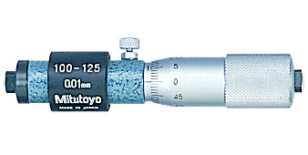 Mitutoyo Belső mikrométer, fix kialakítás hosszabbító nélkül, 100-125 mm, 0.01 mm (133-145) termék fő termékképe