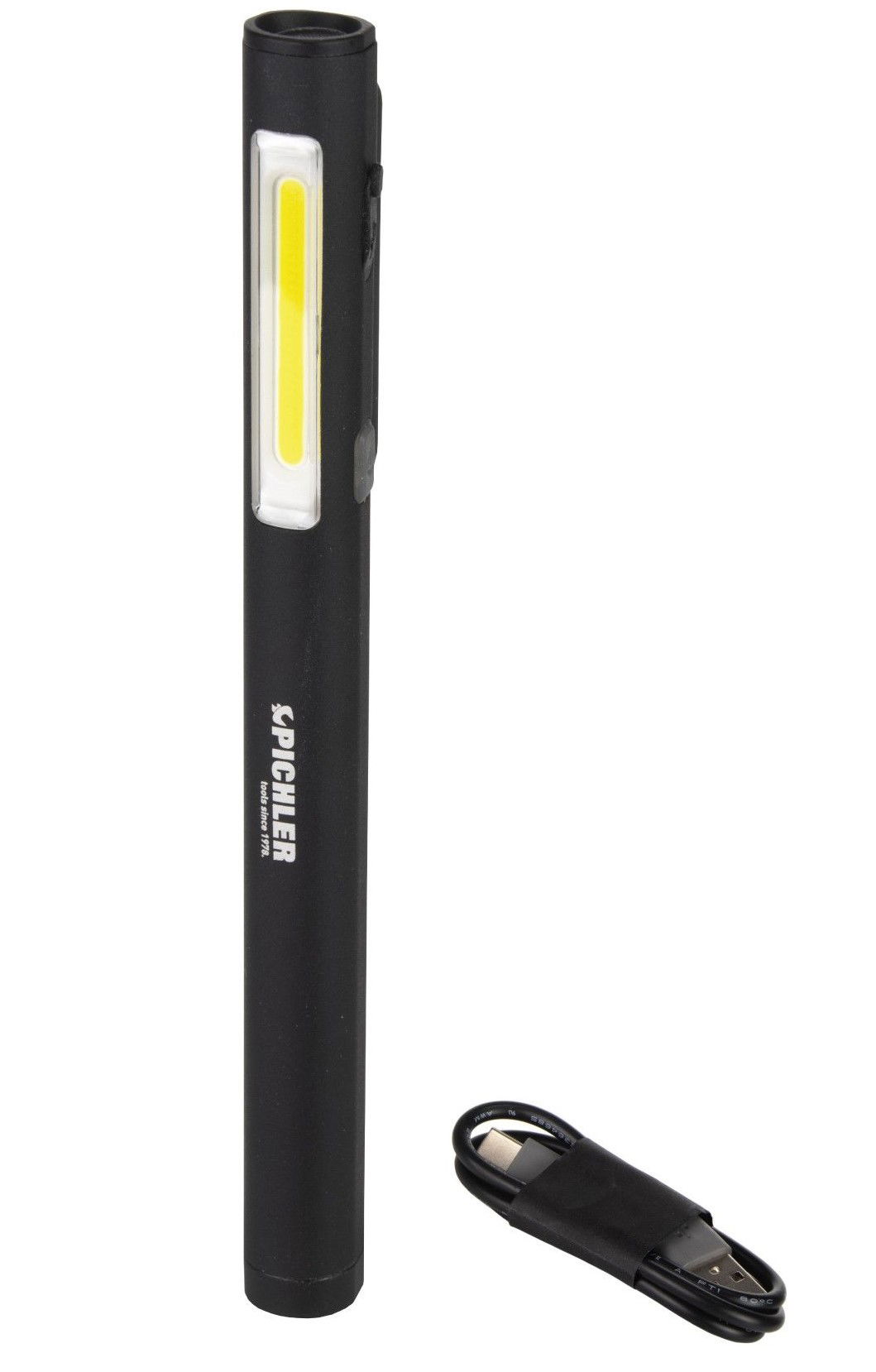 Pichler Tools 92102210 tölthető fényerő-szabályzós szerelőlámpa, toll alakú, COB LED, USB-C, 300 lm termék fő termékképe