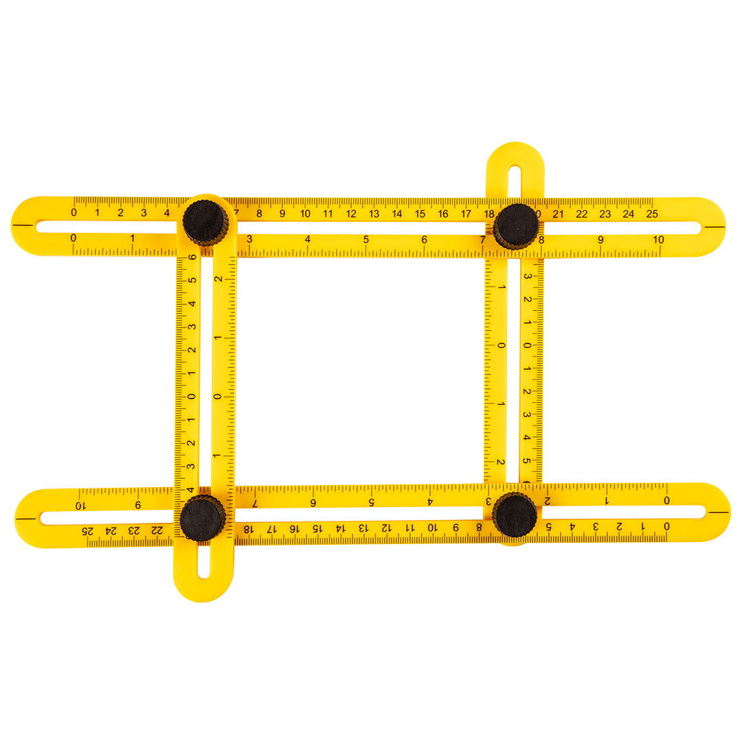 Topex 16B476 szögmásoló vonalzó, 30x2.5 cm / 17.5x2.5 cm termék fő termékképe