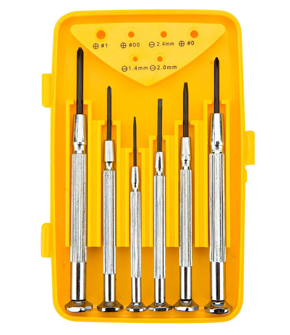 Topex 39D559 műszerész csavarhúzó készlet, CrV acél, 6 részes termék fő termékképe