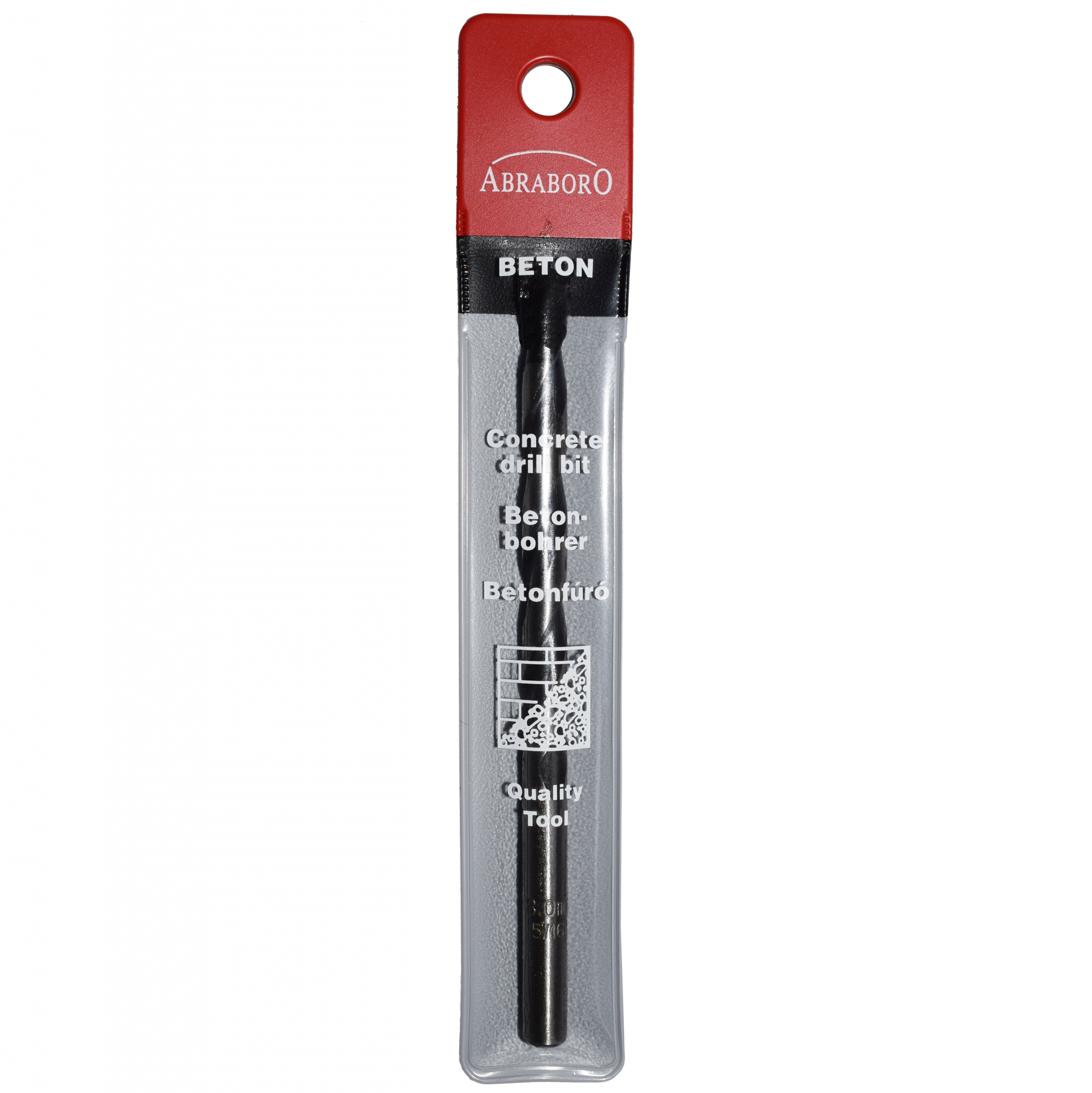 Abraboro 12 x 150 / 85 mm Standard hengeres szárú betonfúró tasakban termék fő termékképe