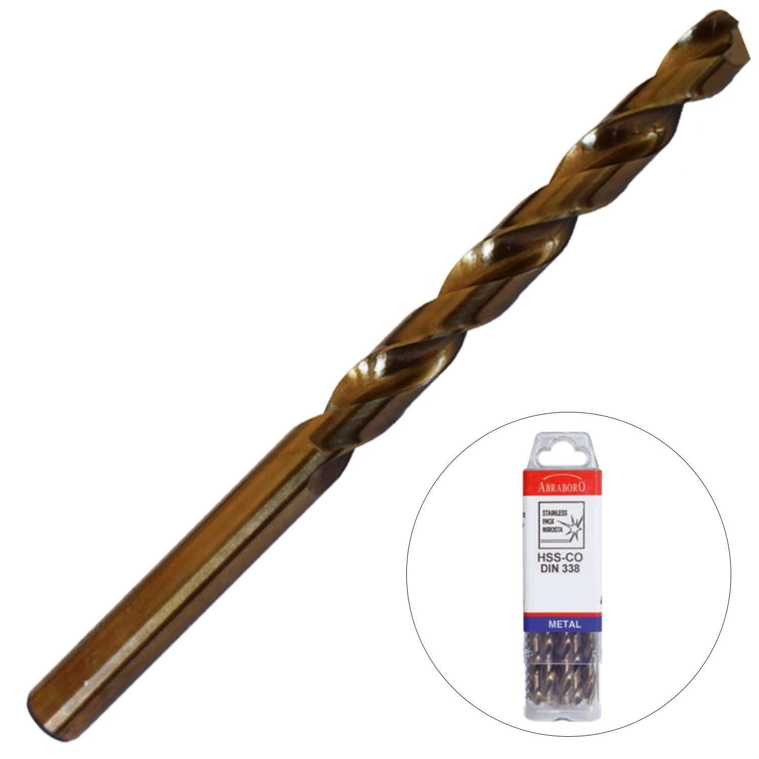 Abraboro 8.3 x 117 / 75 mm HSS-Co fémcsigafúró X-Pack, 10 db/csomag termék fő termékképe