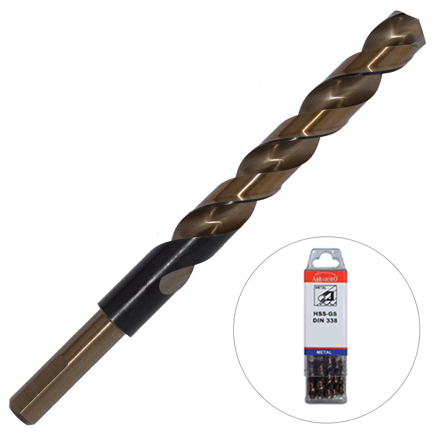 Abraboro 10.5 x 133/87 HSS-GS MULTISPEED köszörült fémfúró szűkített szárral X-Pack, 5 db/csomag termék fő termékképe