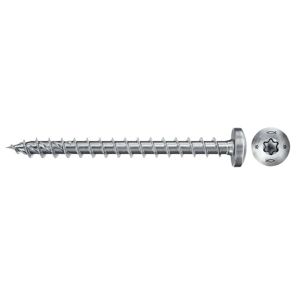Fischer FPF II PTF 3.0 x 16 BC 200 lencsefejű, kékre horganyzott, végigmenetes forgácslapcsavar TX behajtással, 200 db/csomag termék fő termékképe