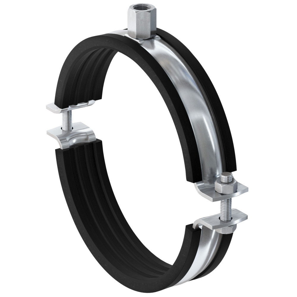 Fischer FRSM 212 M12/M16 masszív kétrészes gumibetétes bilincs, 10 db/csomag termék fő termékképe